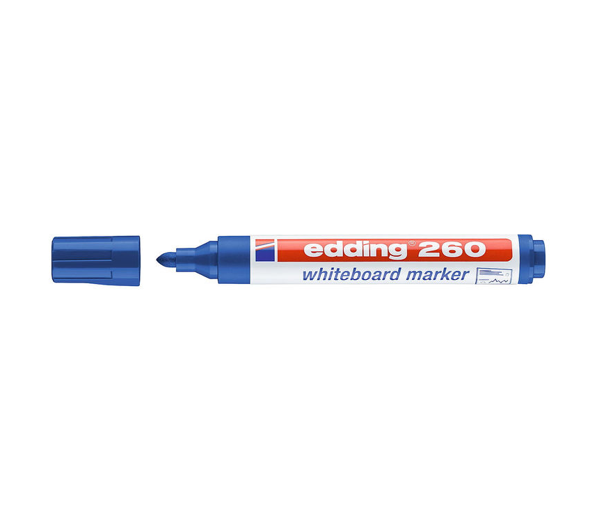 Edding 260 Yazı Tahtası Kalemi Mavi