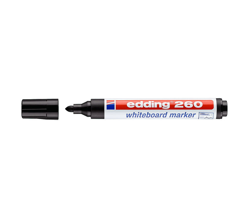 Edding 260 Yazı Tahtası Kalemi Siyah