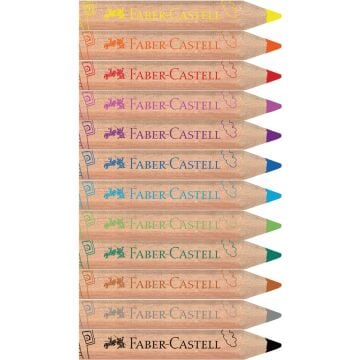 Faber-Castell Ilk  Boya Kalemim Jumbo Yb 12 Renk