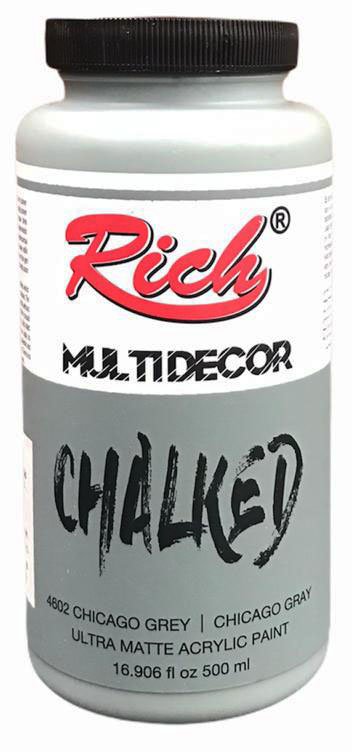 Rich Multi Decor Chalked Akrilik 4602 CHiCAGO GREY - 500cc