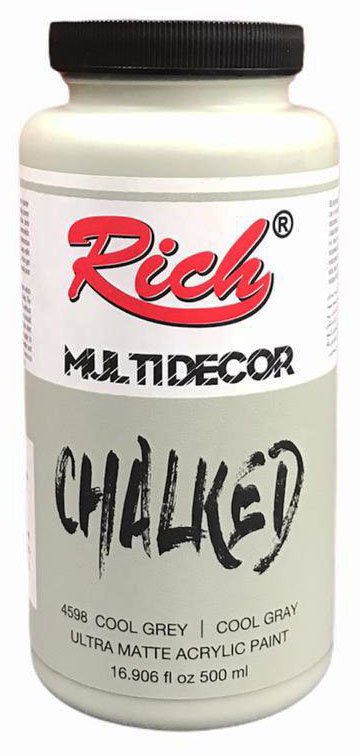 Rich Multi Decor Chalked Akrilik 4598 COOL GREY - 500cc