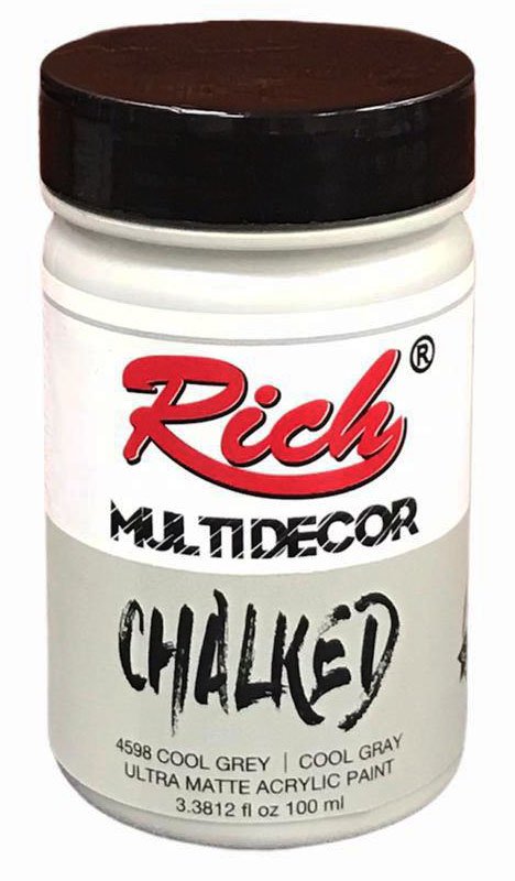 Rich Multi Decor Chalked Akrilik 100cc 4602 CHICAGO GREY