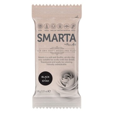 Smarta Kil Hamur Modelleme 100 gr Siyah