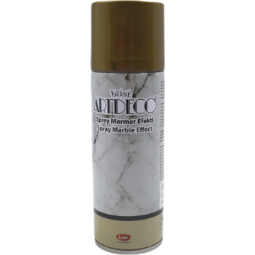 Artdeco Akrilik Sprey Mermer Efekti 200 ml Altın