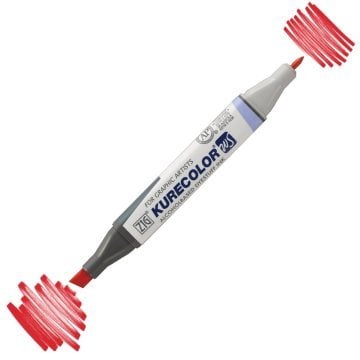 Zig Kurecolor Kc3000 Twin S Marker Kalem 218 Red