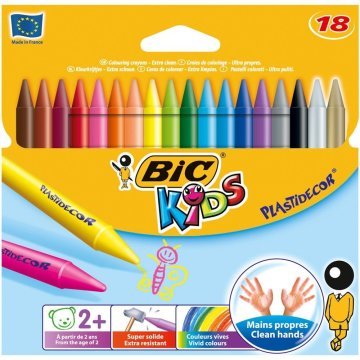 Bic Kids Silinebilir Pastel Mum Boya 18'li