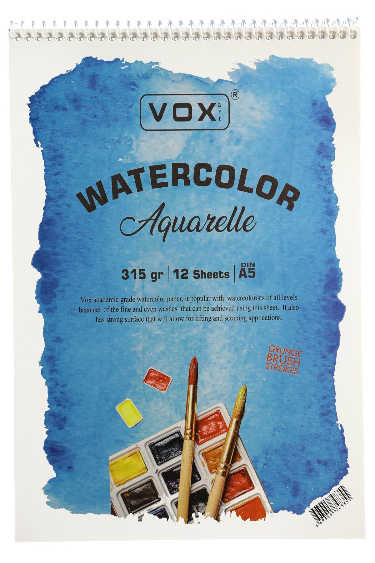 Vox Suluboya Aquarell Resim Defteri A5 315 gr 12 Sayfa