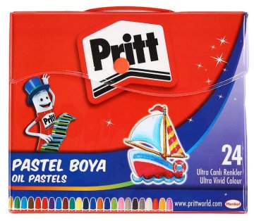 Pritt Pastel Boya 24 Renk Çanta