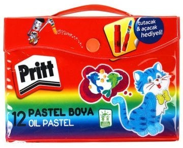 Pritt Pastel Boya 12 Renk Çanta