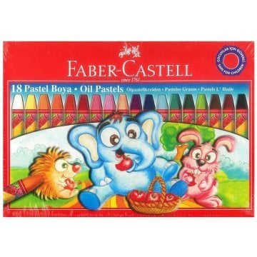 Faber Castell Karton Kutu Pastel Boya 18 Renk