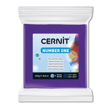 Cernit Number One Polimer Kil 250gr 900-Violet