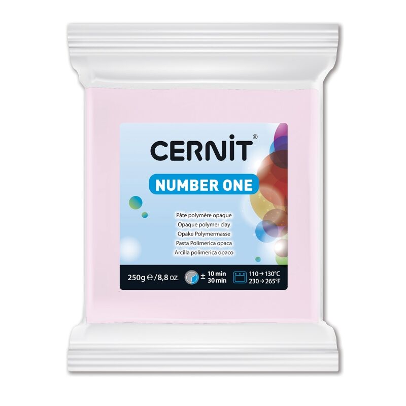 Cernit Number One Polimer Kil 250gr 475-Pink