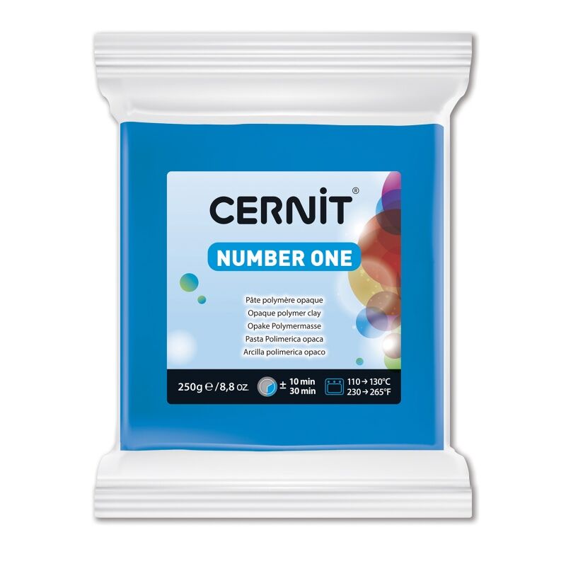 Cernit Number One Polimer Kil 250gr 200-Blue