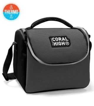 Coral High Kids Koyu Gri Siyah Thermo Beslenme Çantası 11841