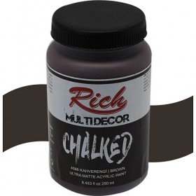 Rich Multi Decor Chalked 4586 - KAHVERENGİ Boya 250 cc