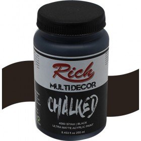 Rich Multi Decor Chalked 4580 - SİYAH Boya 250 cc