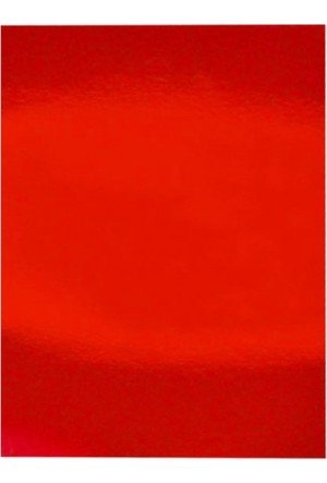Alex Schoeller Metalik Renkli Karton 50x70cm Kırmızı
