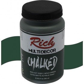 Rich Multi Decor Chalked 4570 - KÜF YEŞİLİ Boya 250 cc