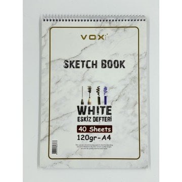 Vox Eskiz Çizim Defteri A4 120 gr 40 Sayfa