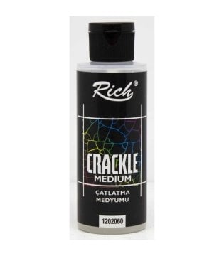 Rich Crackle (Boya) Medium (Medyum) Çatlatma 120 ml