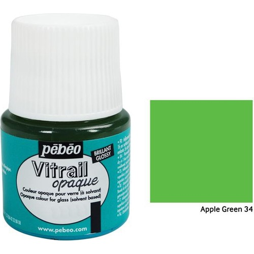 Pebeo Vitrail Cam Boyası 45Ml - 34 Apple Green