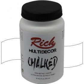 Rich Multi Decor Chalked 4500 - BEYAZ Boya 250 cc