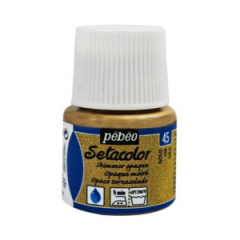 Pebeo Setacolor Shimmer (Pırıltılı) Opak Kumaş Boyası 45 GOLD