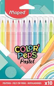 Maped Color'Peps Pastel Keçeli Kalem 10 Renk