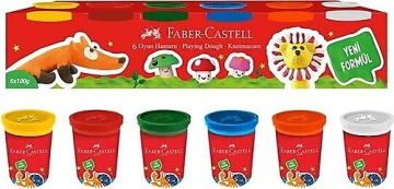 Faber Castell Oyun Hamuru 6 Renk