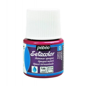 Pebeo Setacolor Shimmer (Pırıltılı) Opak Kumaş Boyası 65 PURPLE