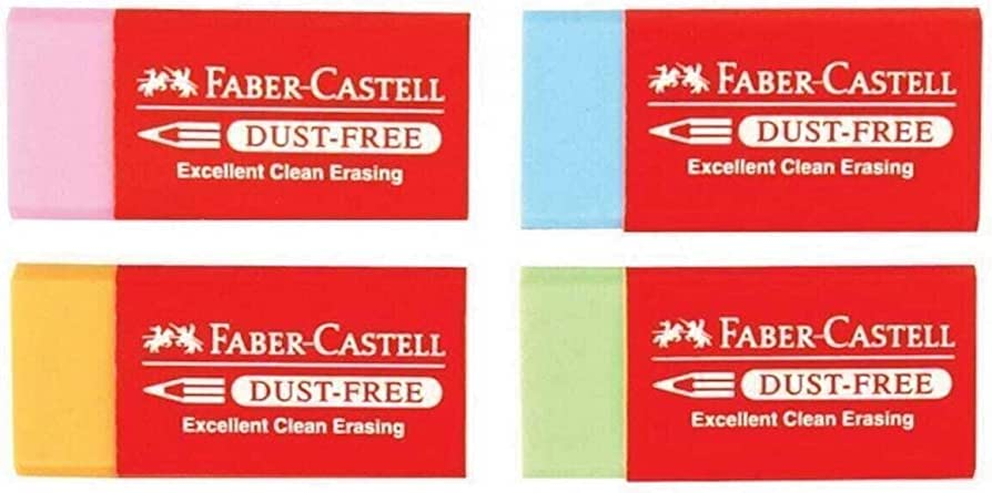 Faber Castell Dust Free Renkli Silgi (1 Adet)