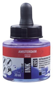 Amsterdam Sıvı Akrilik Mürekkep Boya 30ml 507 Ultramarine Violet