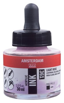 Amsterdam Sıvı Akrilik Mürekkep Boya 30ml 361 Light Rose