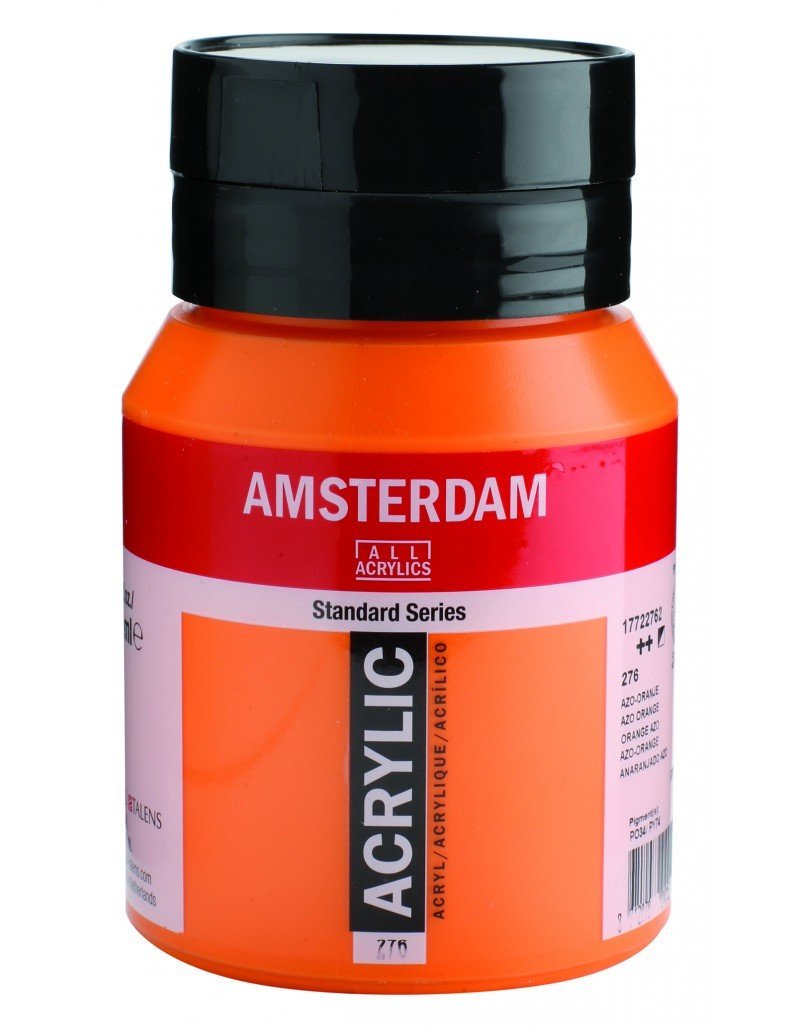 Talens Amsterdam Akrilik Boya 500ml 276 Azo Orange