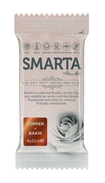 Smarta Kil Hamur Modelleme 60 gr Metalik Bakır