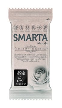 Smarta Kil Hamur Modelleme 60 gr Metalik Siyah