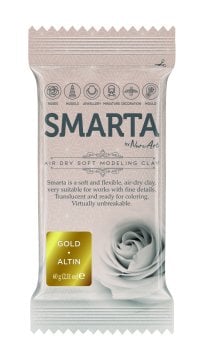 Smarta Kil Hamur Modelleme 60 gr Metalik Altın