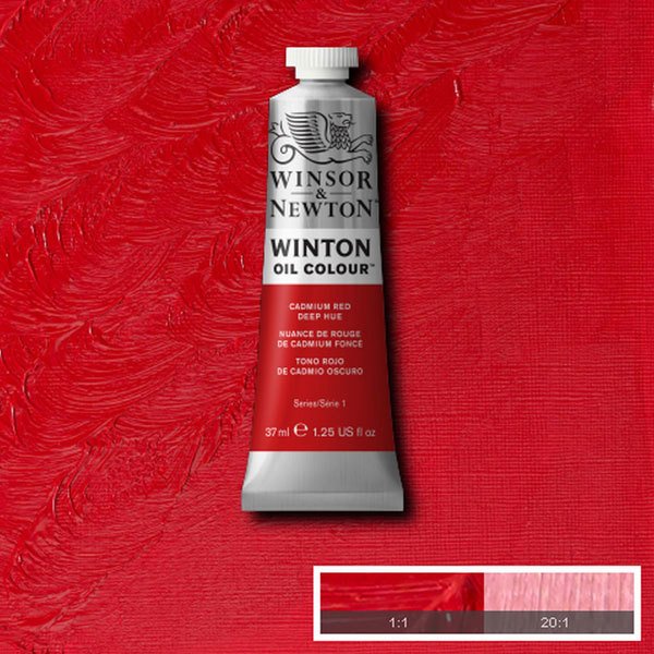 Winsor & Newton Winton 37 ml Yağlı Boya 6 Cadmium Red Deep Hue