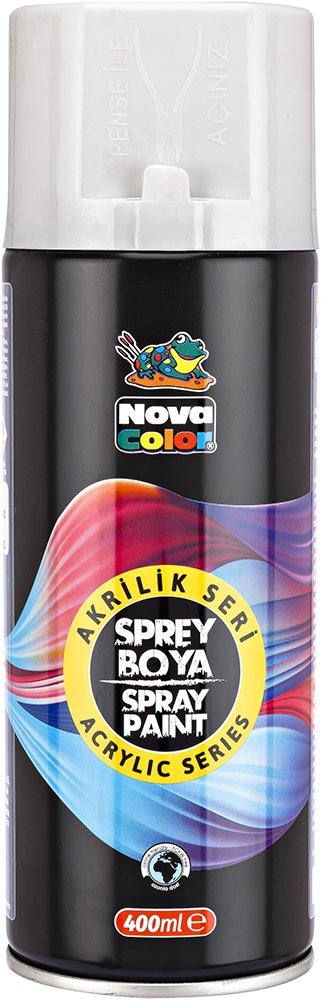 Nova Color Akrilik Sprey Boya 400ml BEYAZ