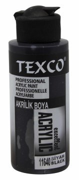 Texco Excellent Akrilik Boya 11640-Siyah 110 cc
