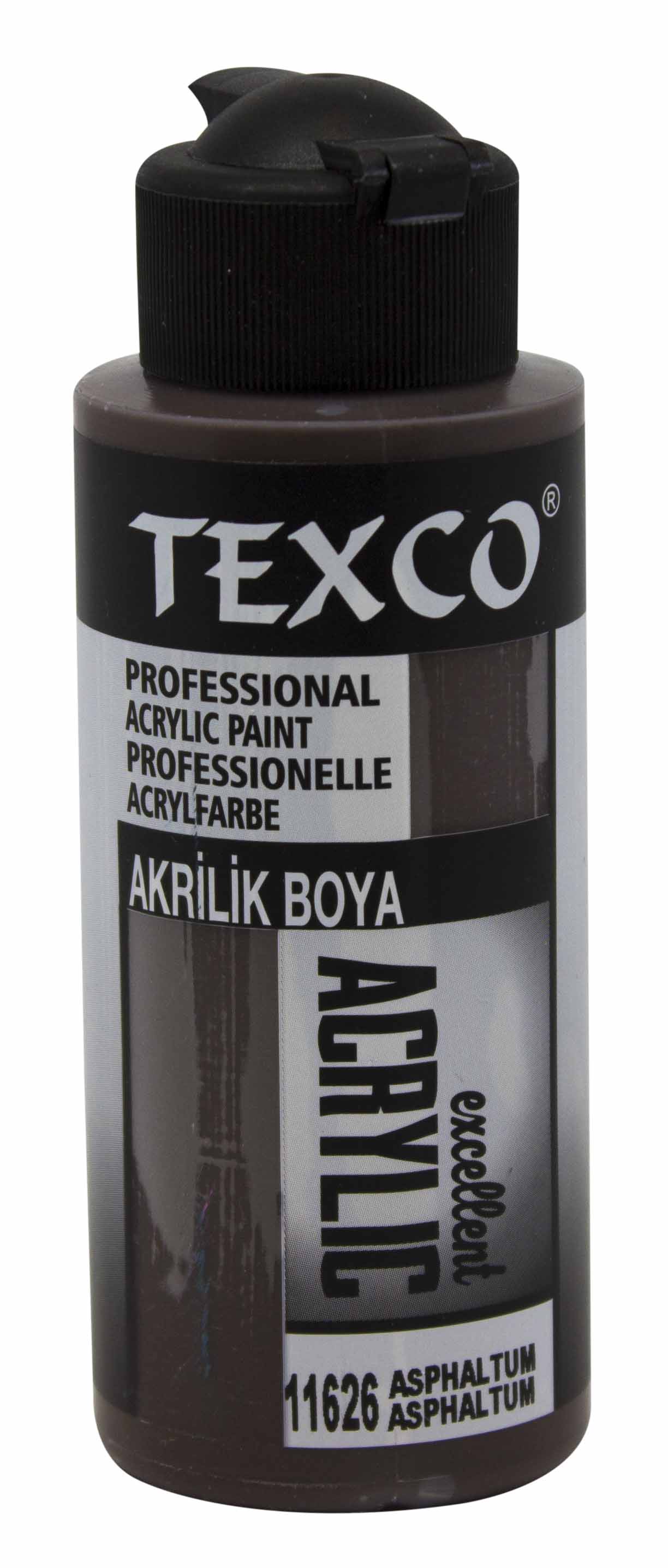 Texco Excellent Akrilik Boya 11626-Asphaltum 110 cc