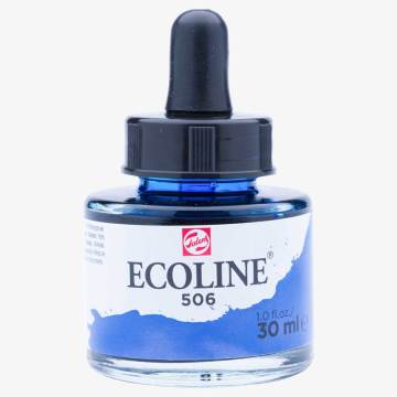 Talens Ecoline Sıvı Suluboya 30 ml. 506 Ultramarine Deep