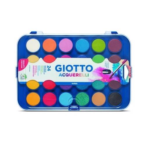 Giotto Sulu Boya Aquarelle 30 mm 24 Renk