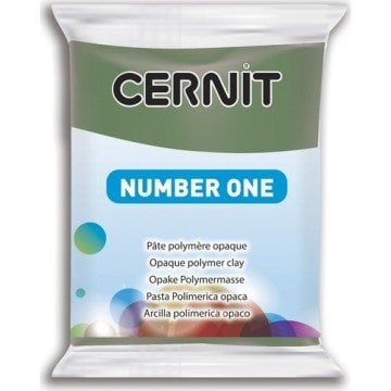Cernit Number One Polimer Kil 56gr Olive Green 645