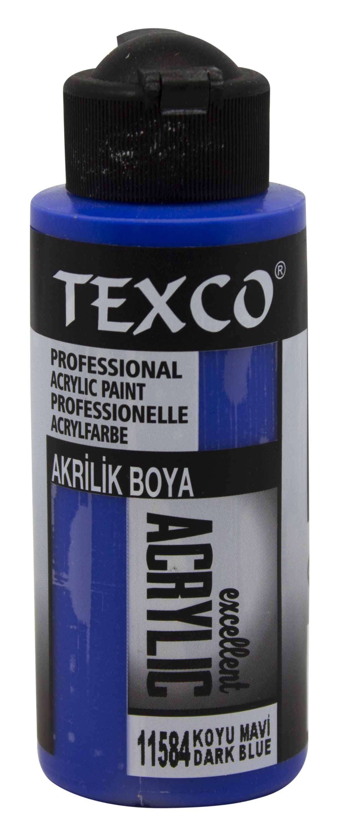 Texco Excellent Akrilik Boya 11584-Koyu Mavi 110 cc