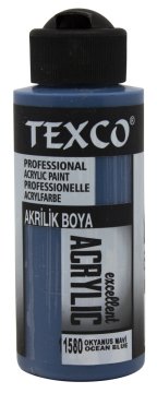 Texco Excellent Akrilik Boya 11580-Okyanus Mavi 110 cc