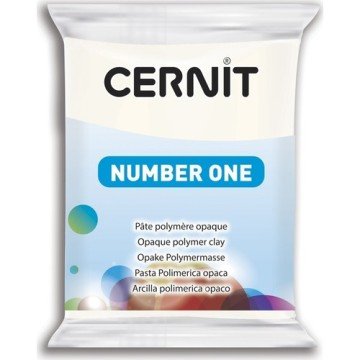 Cernit Number One Polimer Kil 56gr Opaque White  027