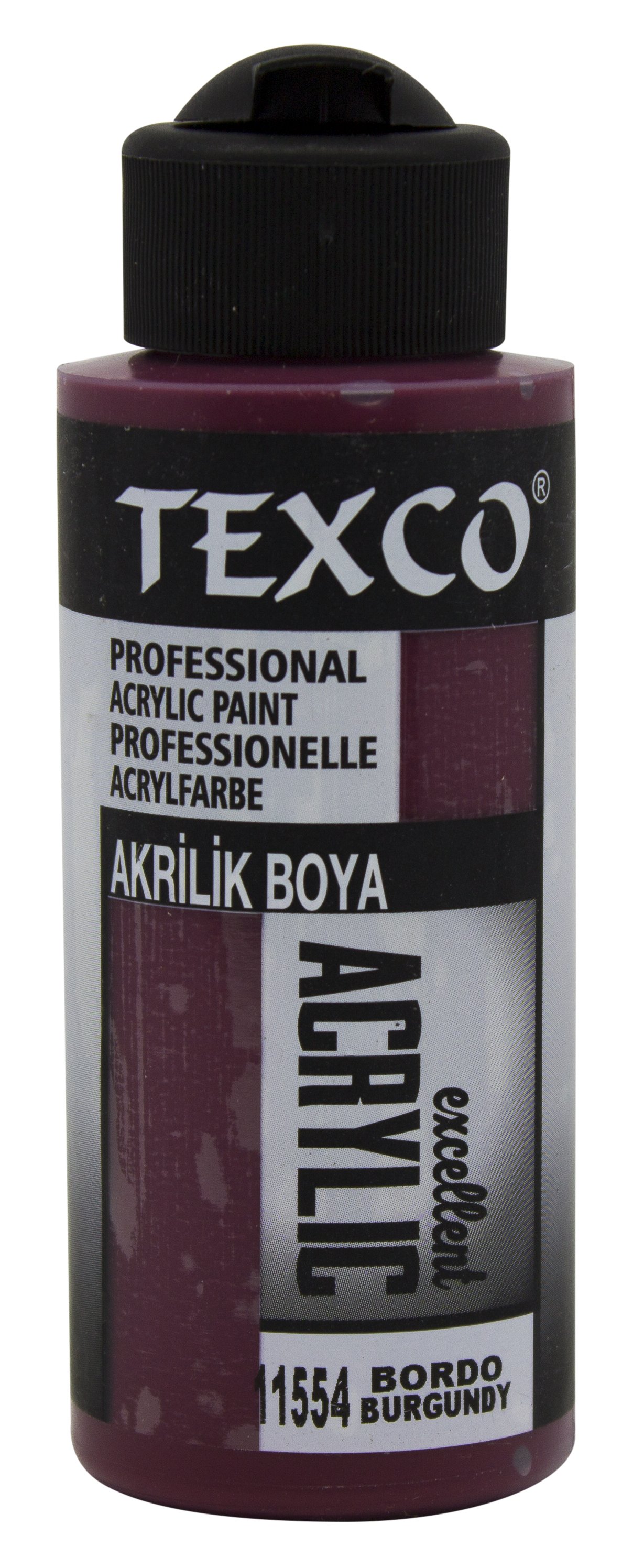 Texco Excellent Akrilik Boya 11554-Bordo 110 cc