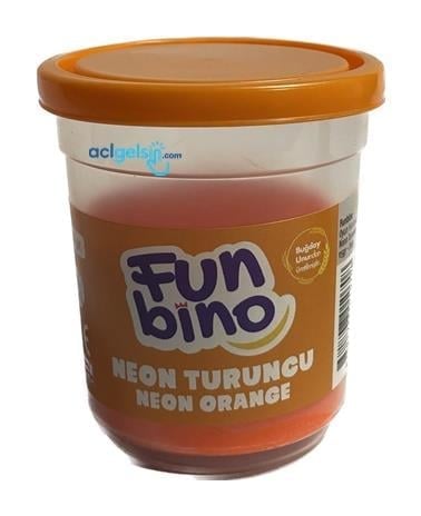 Funbino Tek Renk Oyun Hamuru Neon Turuncu 115 Gr