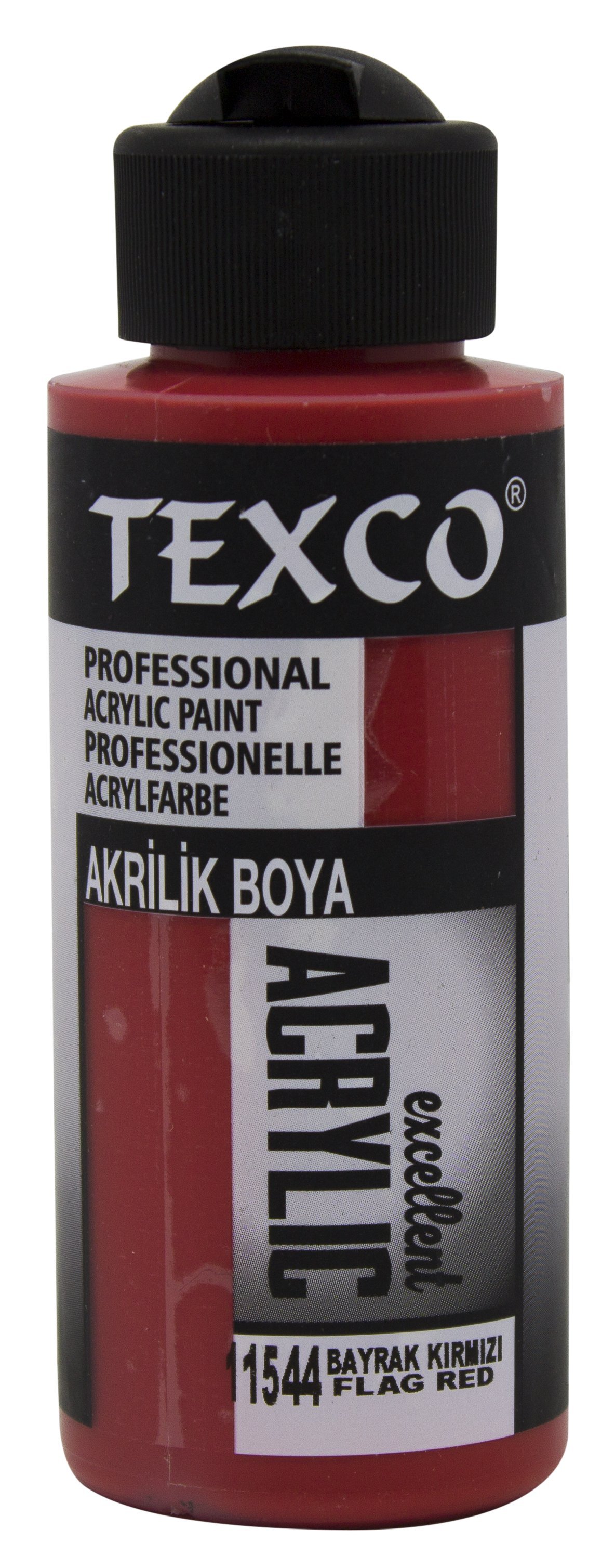 Texco Excellent Akrilik Boya 11544-Bayrak Kırmızı 110 cc